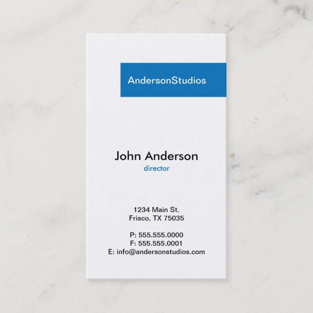 Business Card (Front)