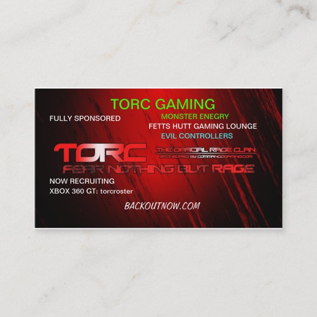 BUSINESS CARD (Front)