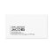 Business Card 006 - Bold Plain, Black / White