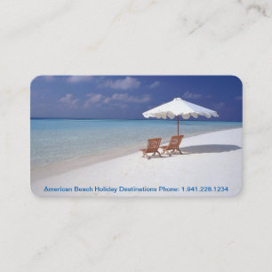 Business Card 16 Holiday Travel