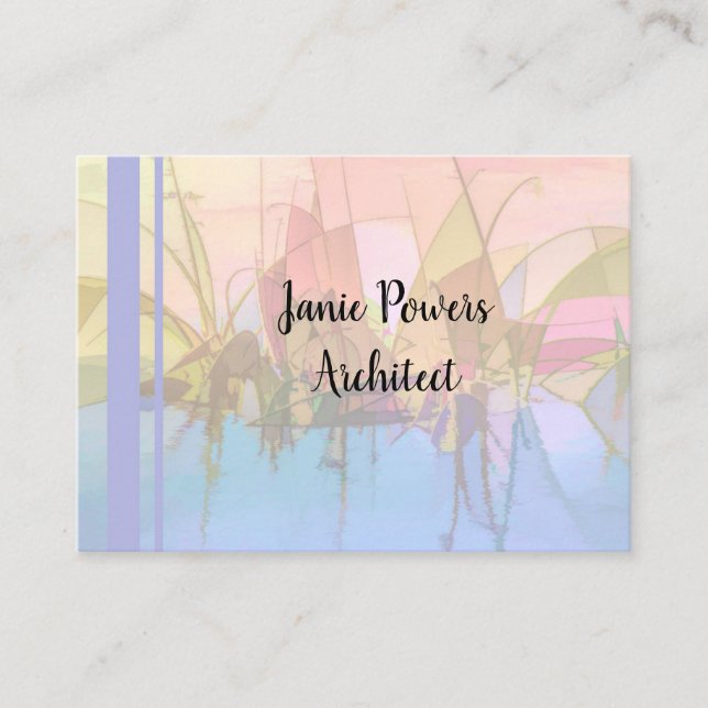 Business Card Abstract Design (Front)