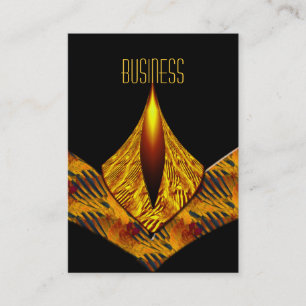 Business Card Art Deco Yellow