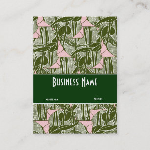 Business Card Art Nouveau Deco Elegant