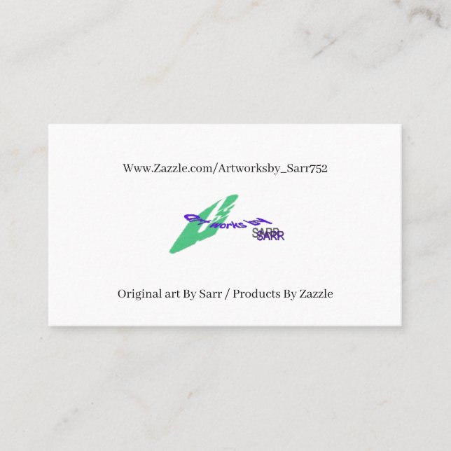 Business Card : Artworksby_Sarr752 (Front)