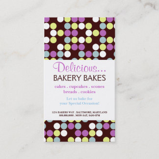 Business Card | Bakery Dots |dots2pur