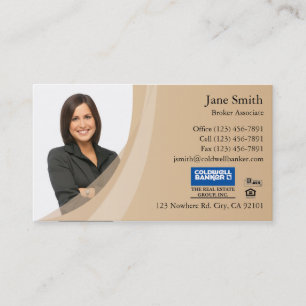 Business Card: Beige Business Card