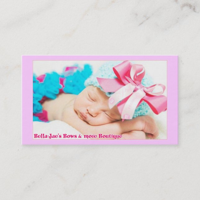 Business Card Bella-Jae's Bows & more (Front)