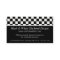 Business Card :: Black & White Chequered Design