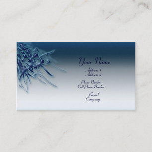 Business Card - Blue Flower