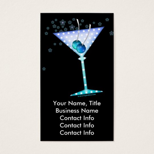 Business Card - BLUE MARTINI
