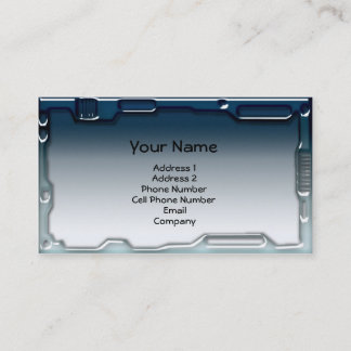 Business Card - Blue Tech
