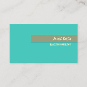 Business Card, bold {customisable background} Card