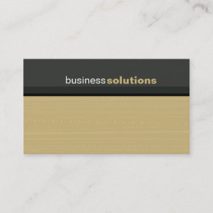 BUSINESS CARD bold modern linear gold grey