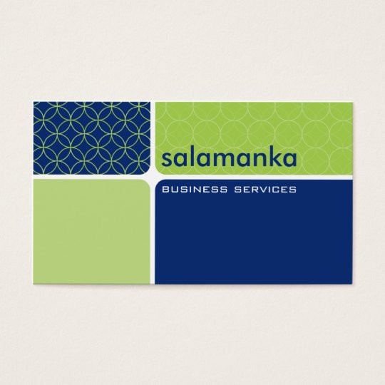 BUSINESS CARD bold modern segment