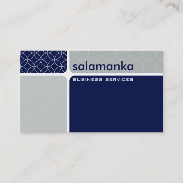 BUSINESS CARD bold modern segment (Front)