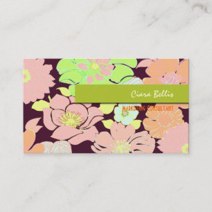 Business Card, bold poppies Business Card