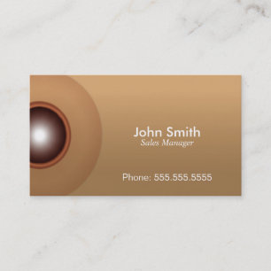 Business Card Brown Elegant And Wonderful Effects