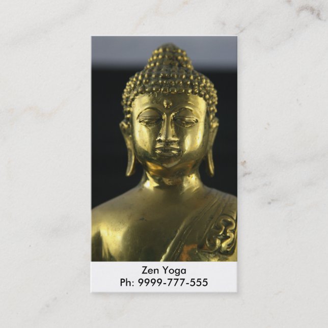 Business Card Budha (Front)