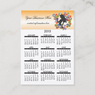 Business Card Calendar Perfume