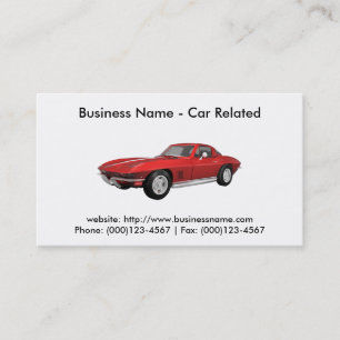 Business Card: Cars / Automotive Business Card