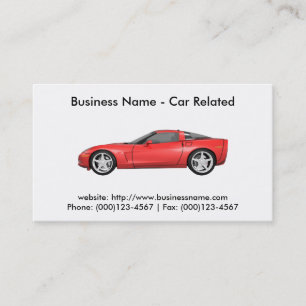Business Card: Cars / Automotive Business Card