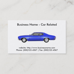Business Card: Cars / Automotive Business Card