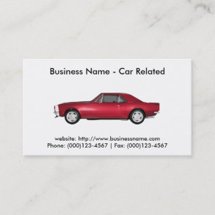 Business Card: Cars / Automotive Business Card