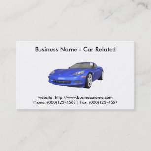 Business Card: Cars / Automotive Business Card