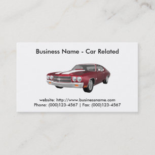 Business Card: Cars / Automotive Business Card
