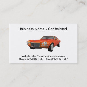 Business Card: Cars / Automotive Card