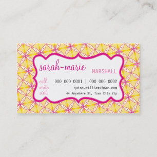 BUSINESS CARD :: casual chic 3 L