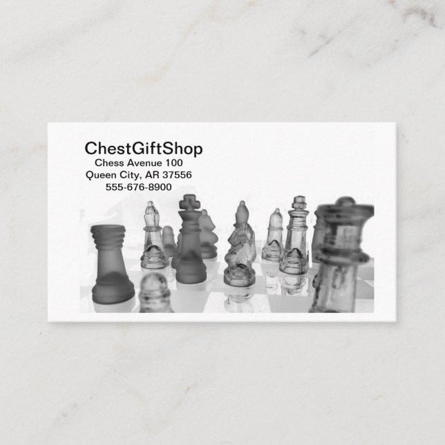 Business card chess image. (Front)