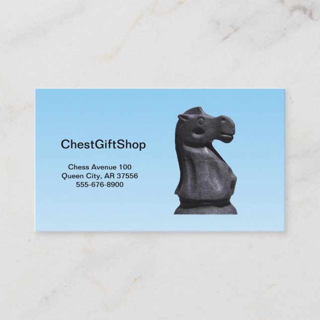 Business card chess image. (Front)