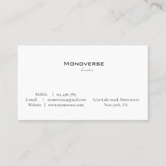 Business card classy business card  make your own 