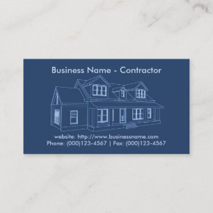 Business Card: Contractor / Construction Business Card