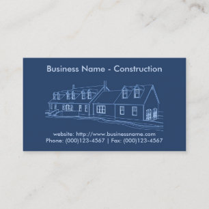 Business Card: Contractor / Construction Card