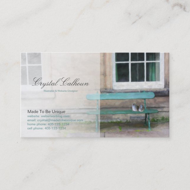 Business Card - Counsellor, Friendship or Kindness (Front)