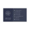 Business Card | Custom Icons Logo Modern Navy Blue