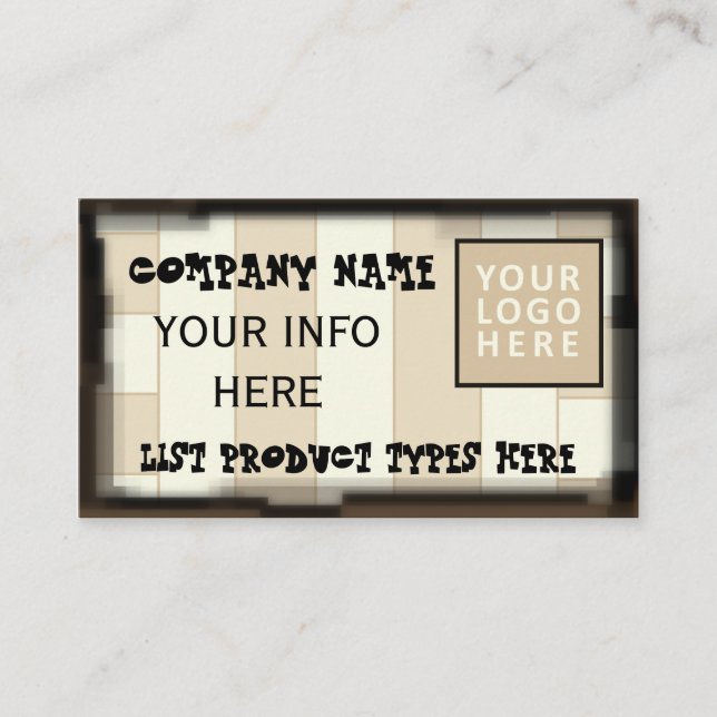 Business Card Customisable Template (Front)