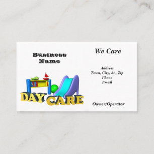 Business Card-Day Care Advertisement Card
