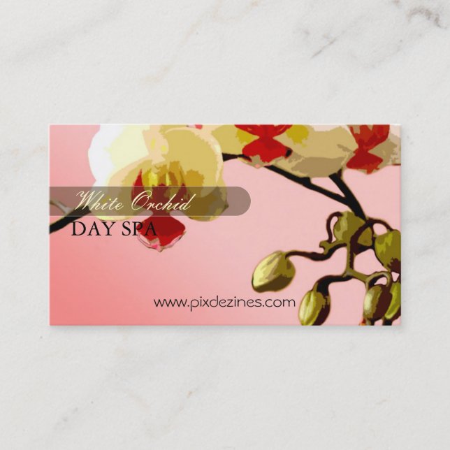 Business Card, Day Spa Card (Front)