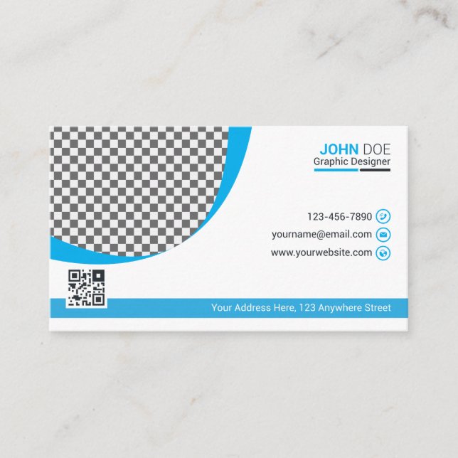 Business Card Design Template (Front)