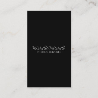Business Card | Designer's Style |blk