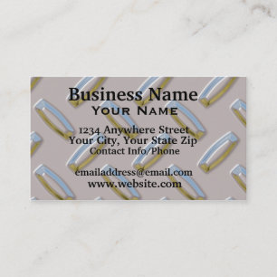 Business Card Diamond Plate