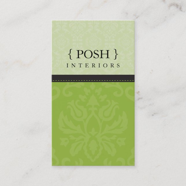 BUSINESS CARD :: divinely damask P 4 (Front)