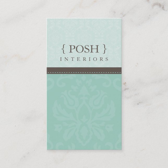 BUSINESS CARD :: divinely damask P 7 (Front)
