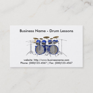 Business Card: Drum Lessons Card