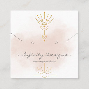 Business Card Earring & Necklace Holder