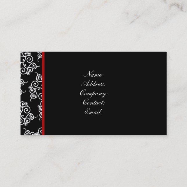 business card - elegant (Front)