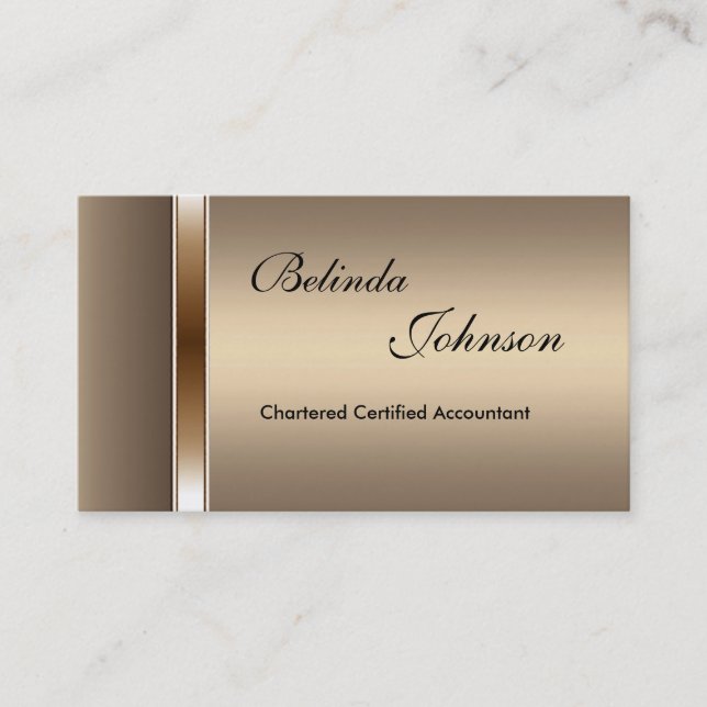 Business Card Elegant Coffee Elite (Front)